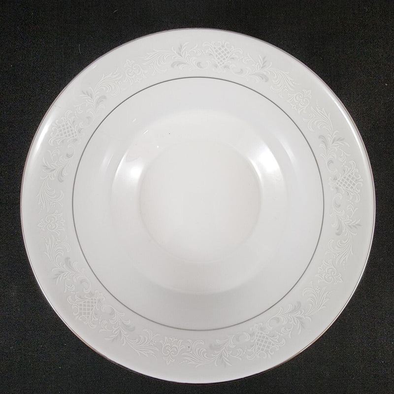 Load image into Gallery viewer, Sango Florence Vegetable Round 9" Bowl Serving Gray Scrolls Japan 3646 Dishware