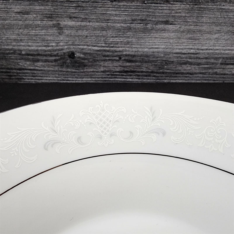 Load image into Gallery viewer, Sango Florence Vegetable Round 9" Bowl Serving Gray Scrolls Japan 3646 Dishware
