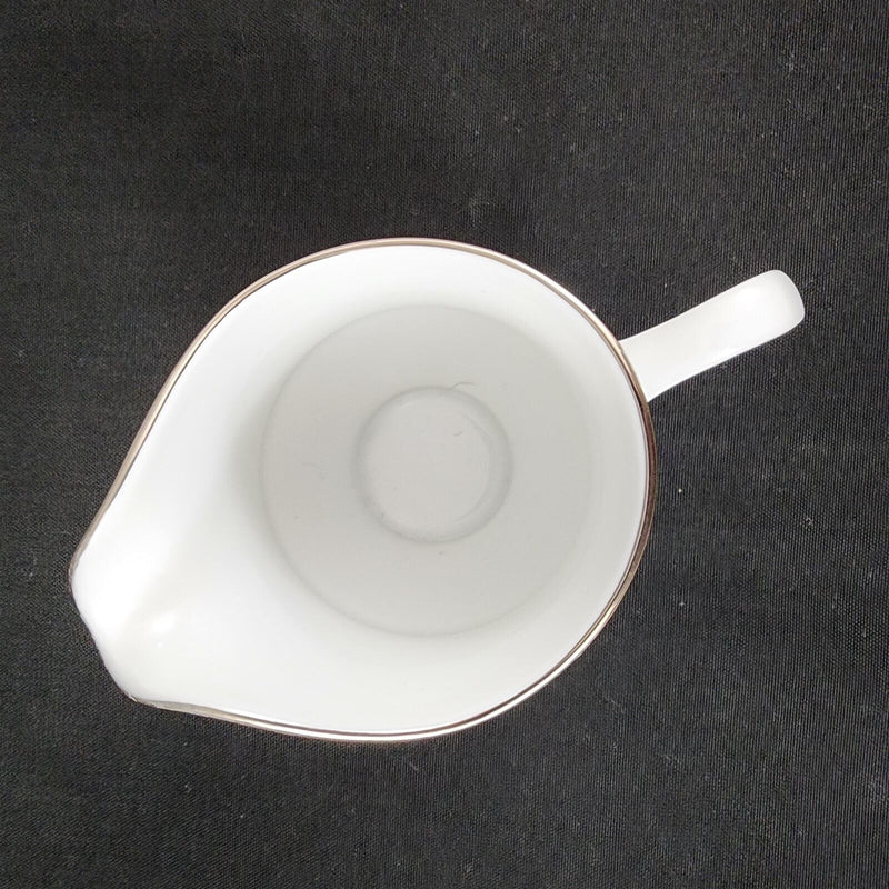 Load image into Gallery viewer, Sango Florence Creamer Pitcher Vintage Gray Scrolls Japan 3646 Dishware 8oz