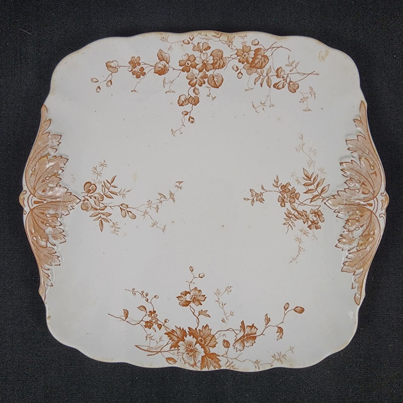 Load image into Gallery viewer, KIRKSTONE Doulton Burslem Plate 9 3/4" Square England Serving Tray