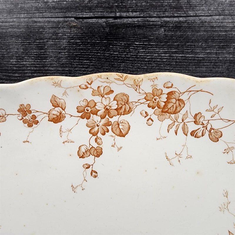 Load image into Gallery viewer, KIRKSTONE Doulton Burslem Plate 9 3/4" Square England Serving Tray