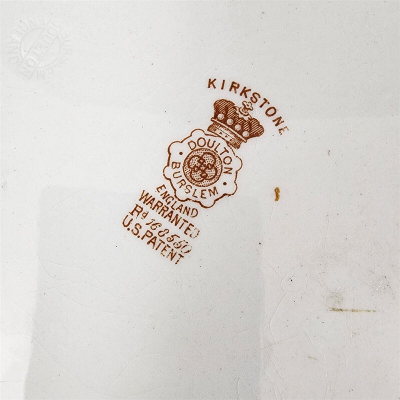 Load image into Gallery viewer, KIRKSTONE Doulton Burslem Plate 9 3/4" Square England Serving Tray