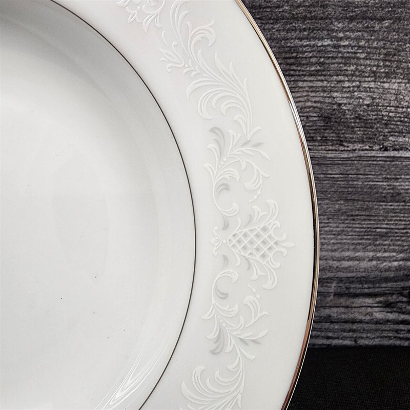 Load image into Gallery viewer, Sango Florence Set of 4 Sauce Dessert Fruit Bowl 5 1/2" Gray Scrolls Japan 3646