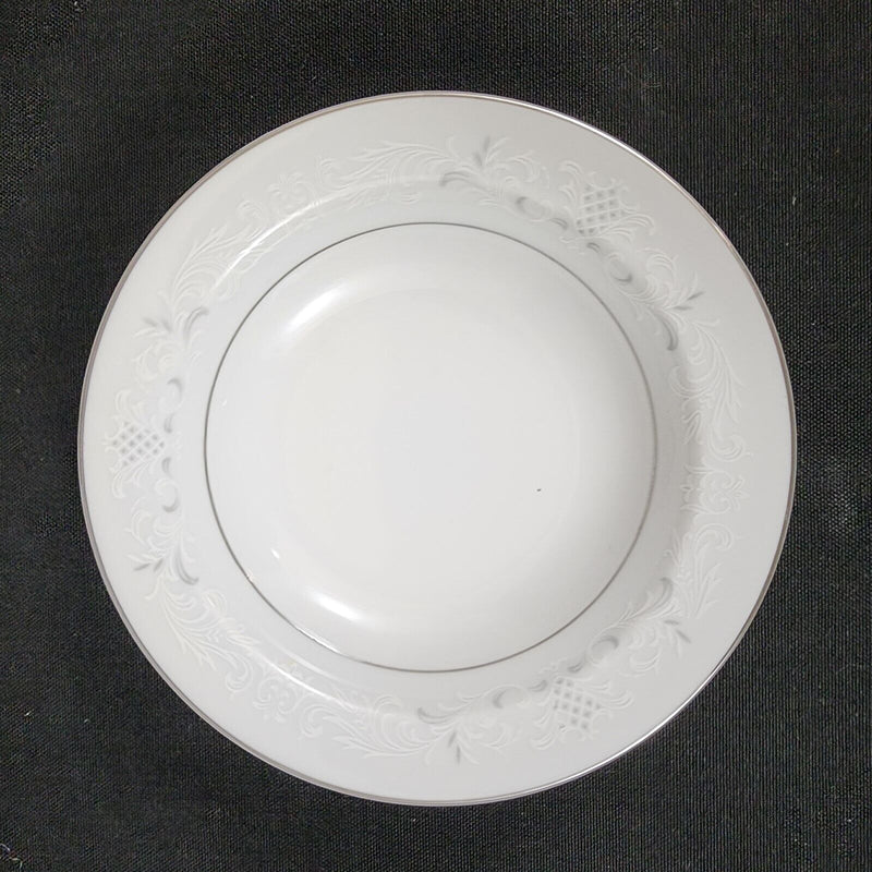 Load image into Gallery viewer, Sango Florence Set of 4 Sauce Dessert Fruit Bowl 5 1/2" Gray Scrolls Japan 3646