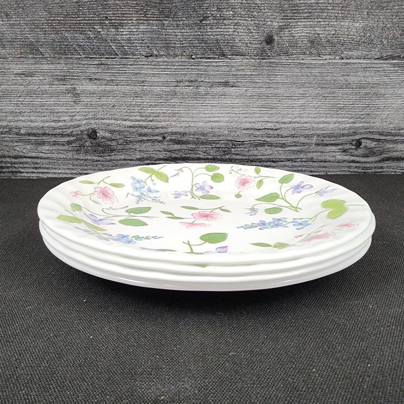 Load image into Gallery viewer, Corelle Corning Delicate Array Set of 4 Salad Plate 7 1/4" 18cm Floral Dishware