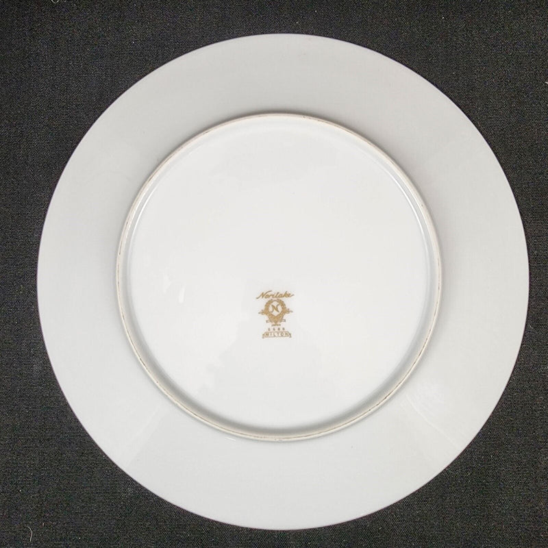Load image into Gallery viewer, Milton by Noritake Dinner Plate 10 1/2" Red Triangles with Gold Trim Dishware
