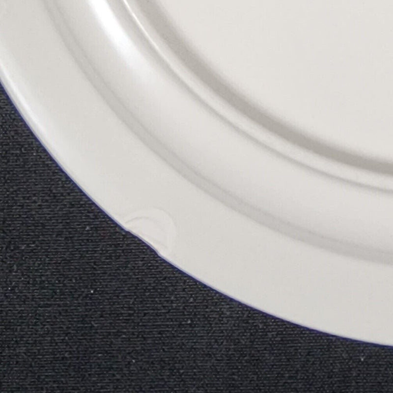 Load image into Gallery viewer, Mikasa Potters Touch Dinner Plate 11" Aztec Blue Gray Geometric Rim Dishware