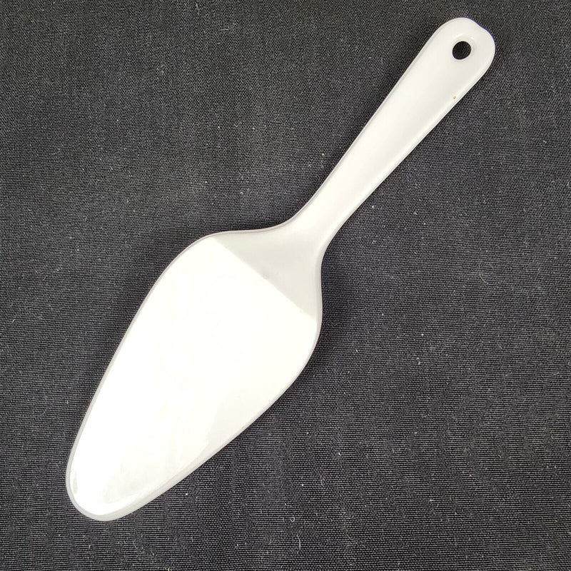 Load image into Gallery viewer, Nikko Cake Pie Server Ceramic Happy Holidays Christmas Tree Stars Presents 10"