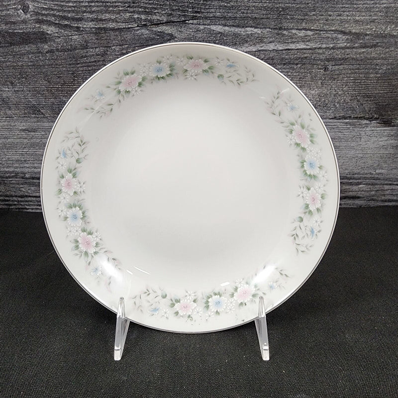 Load image into Gallery viewer, Sango Flower Garden Set of 2 Soup Coupe Bowl 7 5/8" Oxford Pink Blue Ceramic 535