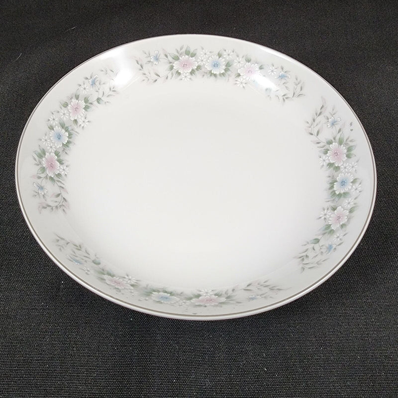 Load image into Gallery viewer, Sango Flower Garden Soup Coupe Bowl 7 5/8" Oxford Pink Blue Ceramic 535