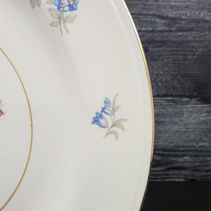 Load image into Gallery viewer, Homer Laughlin Dresden Saucer Set of 4 Eggshell Nautilus Floral 6” USA