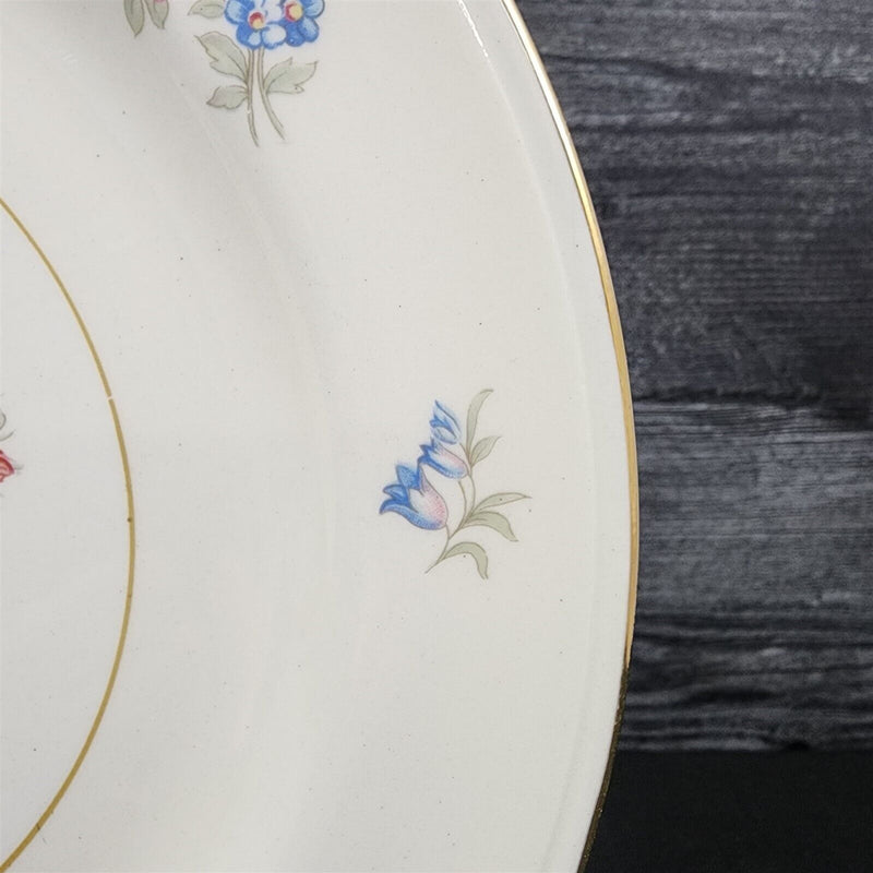 Load image into Gallery viewer, Homer Laughlin Dresden Saucer Set of 3 Eggshell Nautilus Floral 6” USA