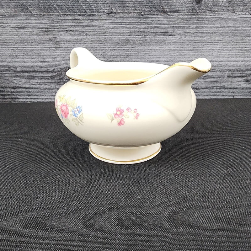 Load image into Gallery viewer, Homer Laughlin Dresden Creamer Pitcher Eggshell Nautilus Floral USA