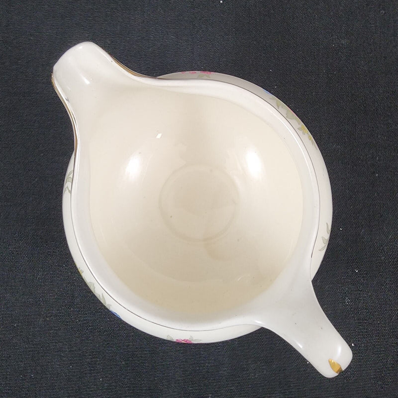 Load image into Gallery viewer, Homer Laughlin Dresden Creamer Pitcher Eggshell Nautilus Floral USA