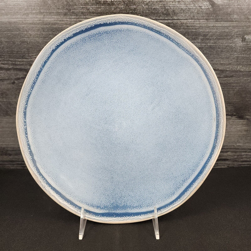 Load image into Gallery viewer, Pier 1 Imports Shoreline Blue Dinner Plate Set of 2 Stoneware Dishware Tableware