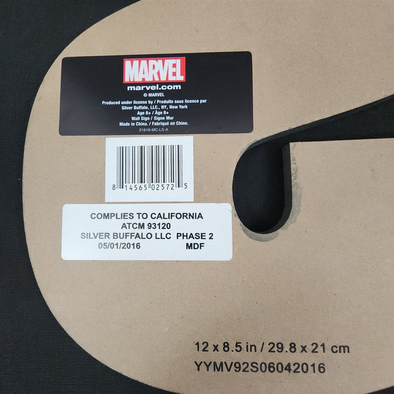 Load image into Gallery viewer, Marvel Letter S Wood Wall Art Print Dc Comics Superhero Décor For Kids Room
