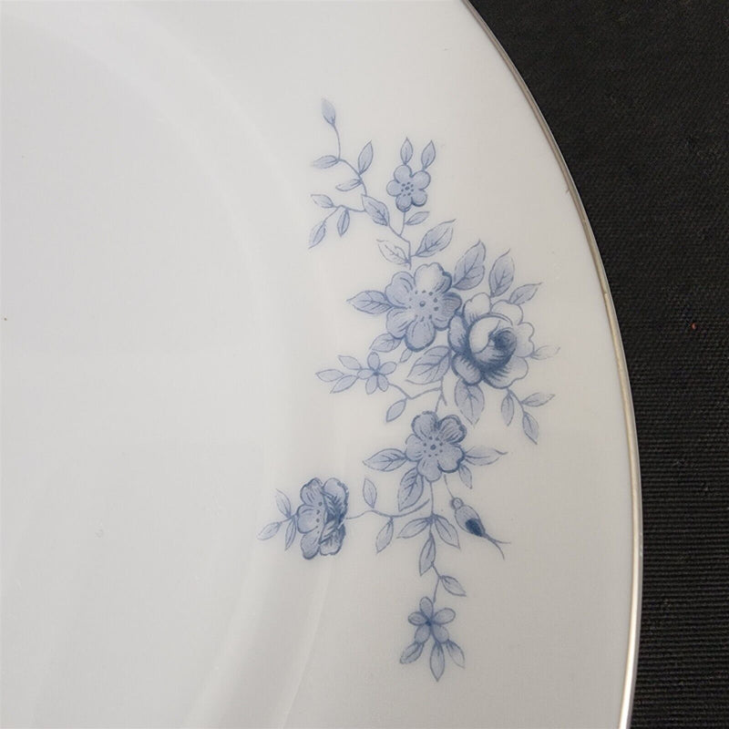 Load image into Gallery viewer, Crown Empire Duchess Set of 4 Salad Plate 7 5/8" Floral with Silver Rim Ceramic
