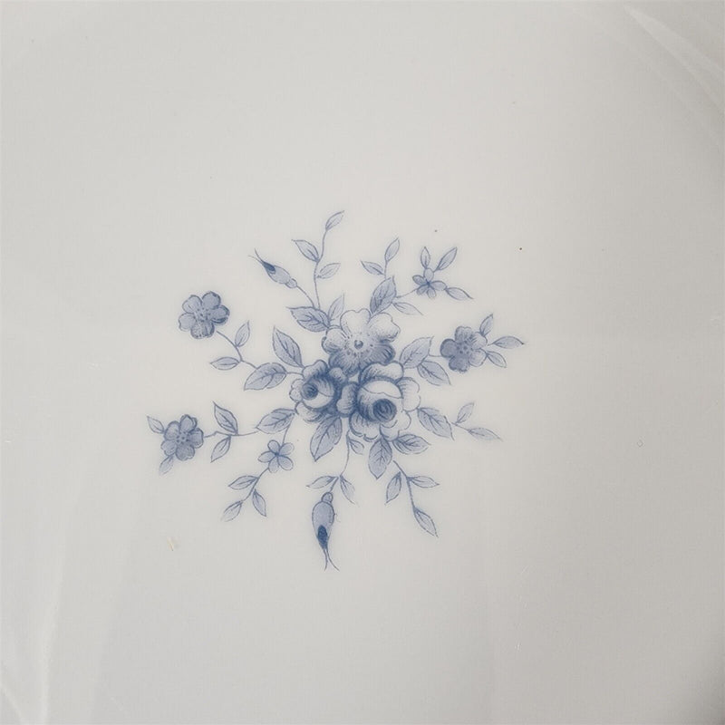 Load image into Gallery viewer, Crown Empire Duchess Set of 4 Salad Plate 7 5/8" Floral with Silver Rim Ceramic