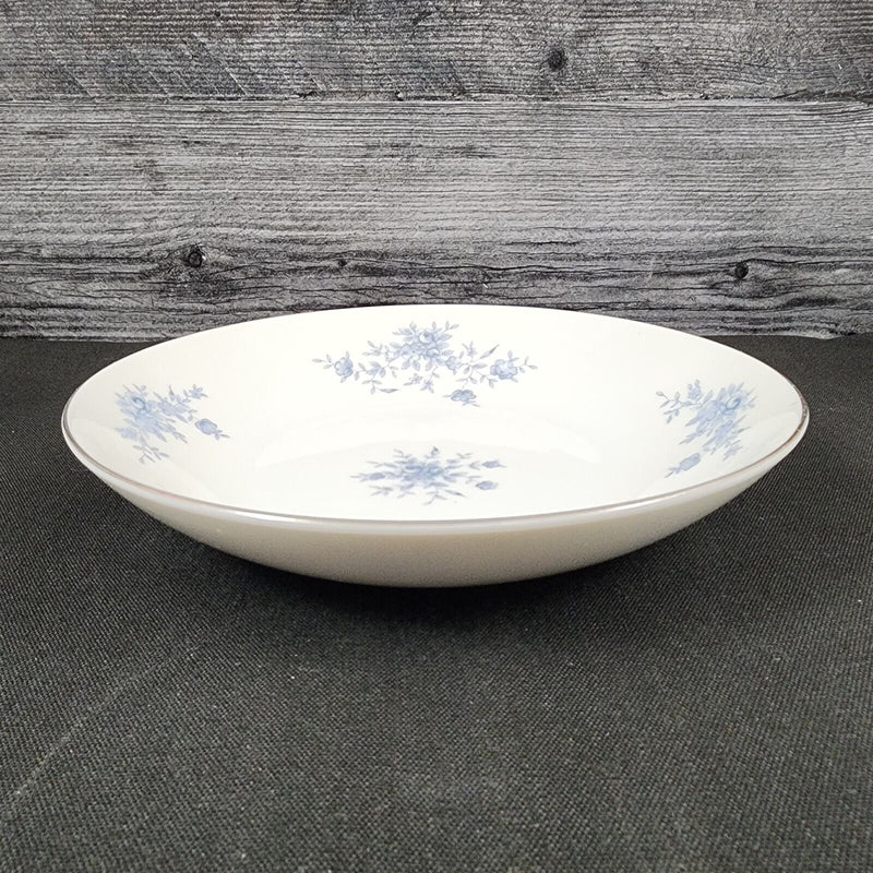 Load image into Gallery viewer, Crown Empire Duchess Set of 4 Soup Bowl 7 5/8" Floral Silver Rim Ceramic