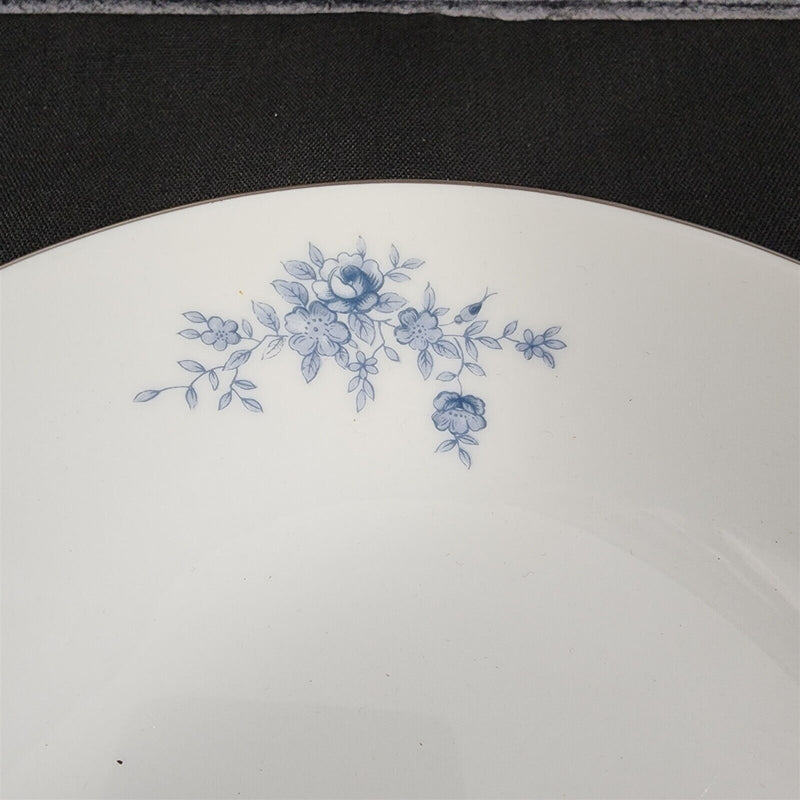 Load image into Gallery viewer, Crown Empire Duchess Set of 4 Soup Bowl 7 5/8" Floral Silver Rim Ceramic