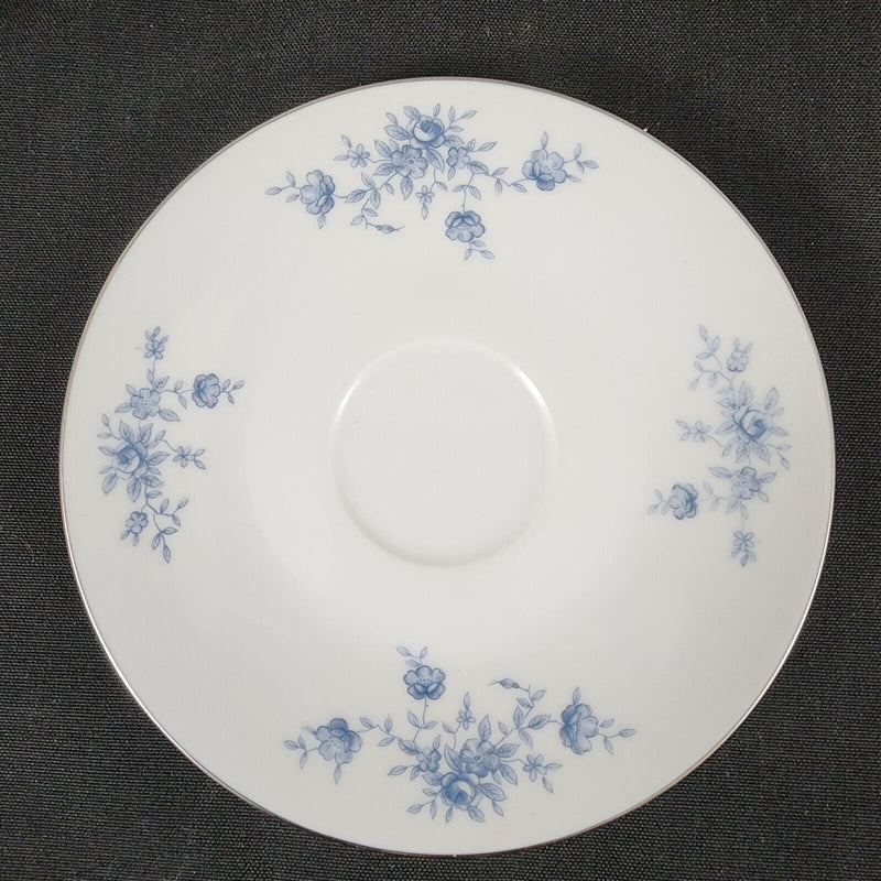 Load image into Gallery viewer, Crown Empire Duchess Set of 4 Cup and Saucer Ceramic Floral Silver Rim