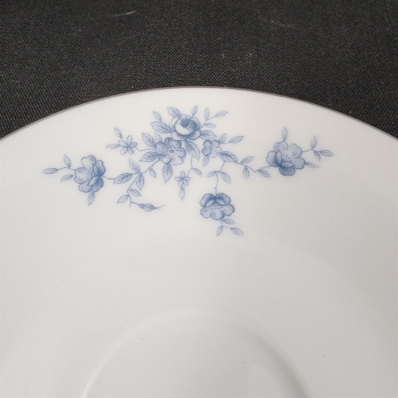 Load image into Gallery viewer, Crown Empire Duchess Set of 4 Cup and Saucer Ceramic Floral Silver Rim