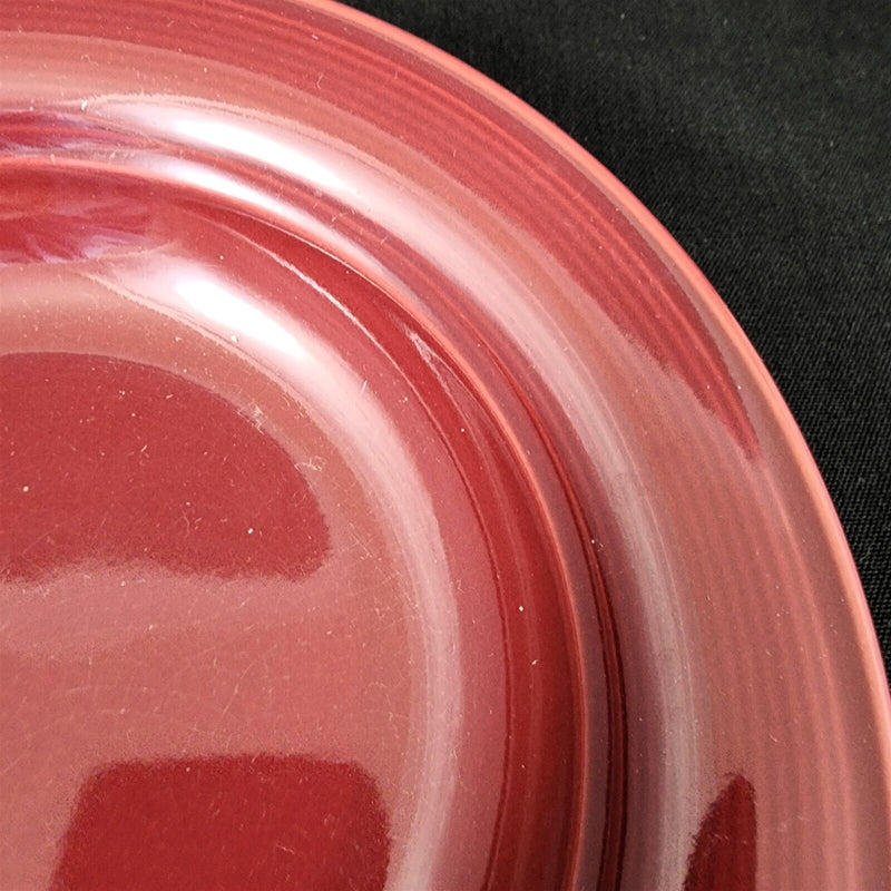 Load image into Gallery viewer, Nancy Calhoun Soup Bowl Raspberry Red Set of 4 Ceramic Stoneware Round 8"