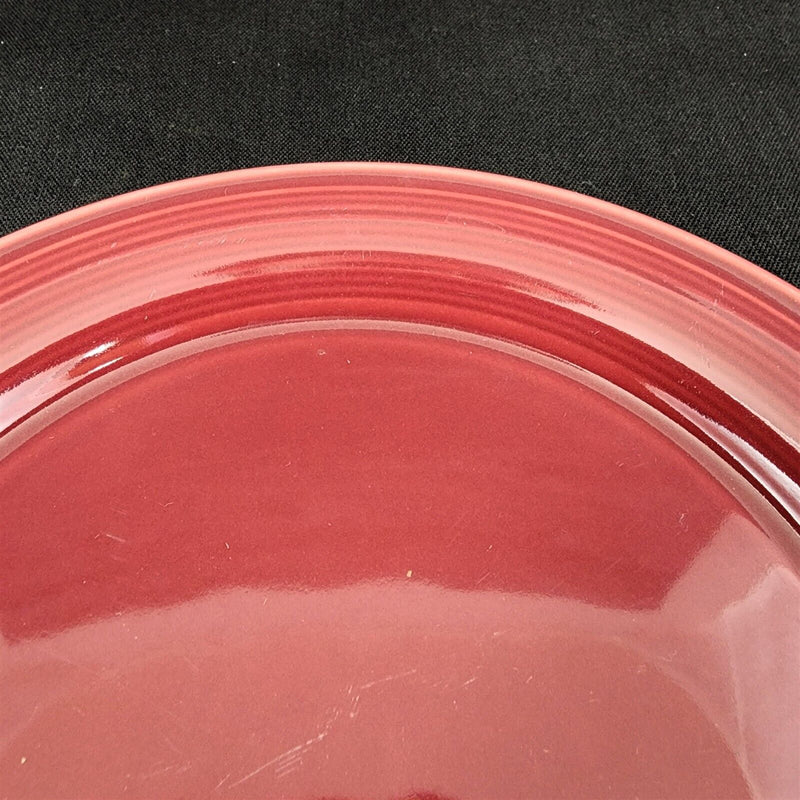 Load image into Gallery viewer, Nancy Calhoun Salad Plate Raspberry Red Set of 4 Ceramic Stoneware Round 8"