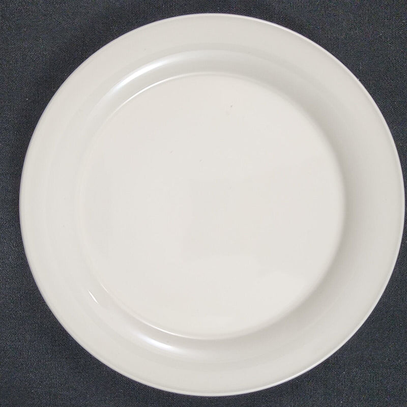 Load image into Gallery viewer, Nancy Calhoun Vanilla White Salad Plate Ceramic Stoneware Round 8 inch Set of 2