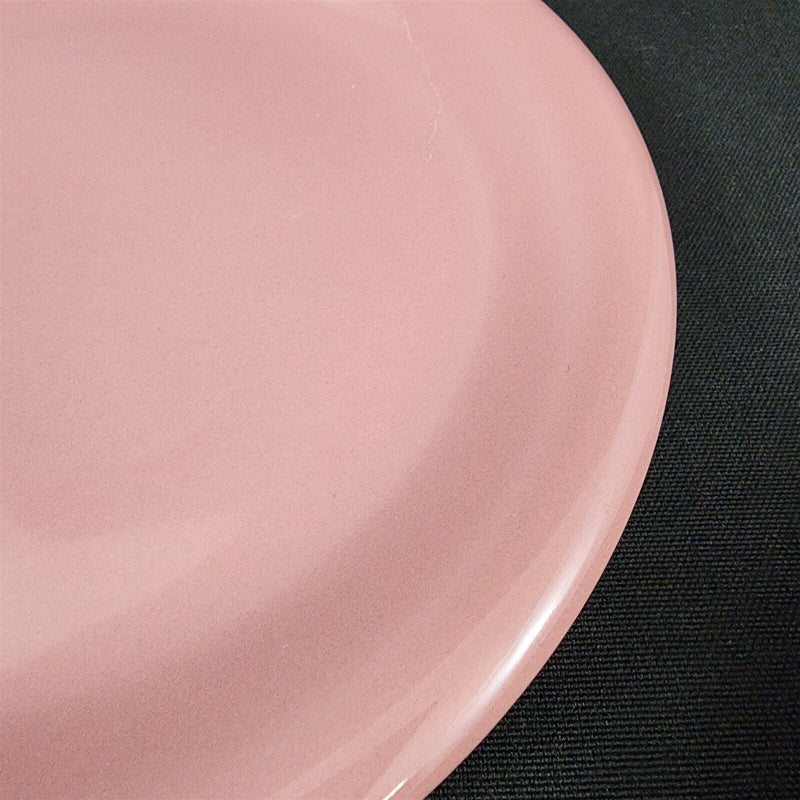Load image into Gallery viewer, Pink Salad Plate Stoneware Round 8 inch Set of 4
