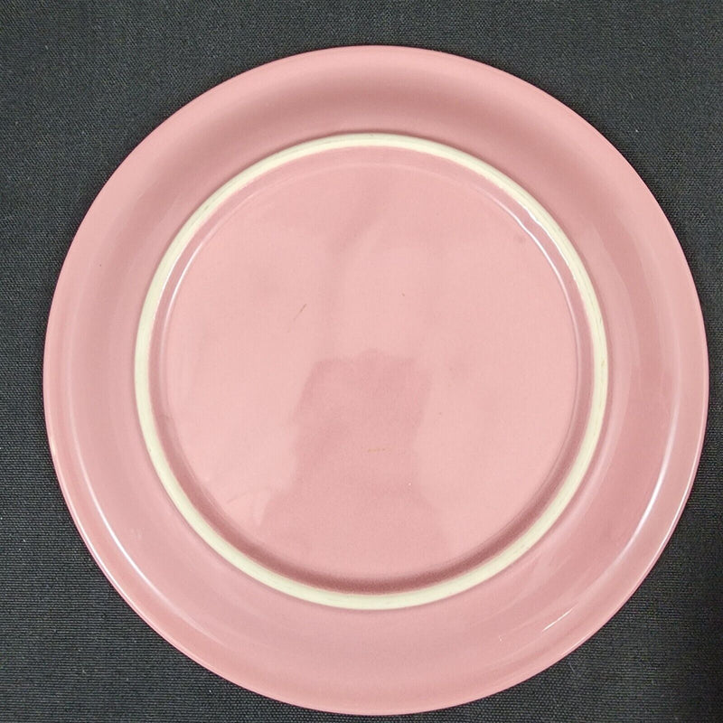Load image into Gallery viewer, Pink Salad Plate Stoneware Round 8 inch Set of 4