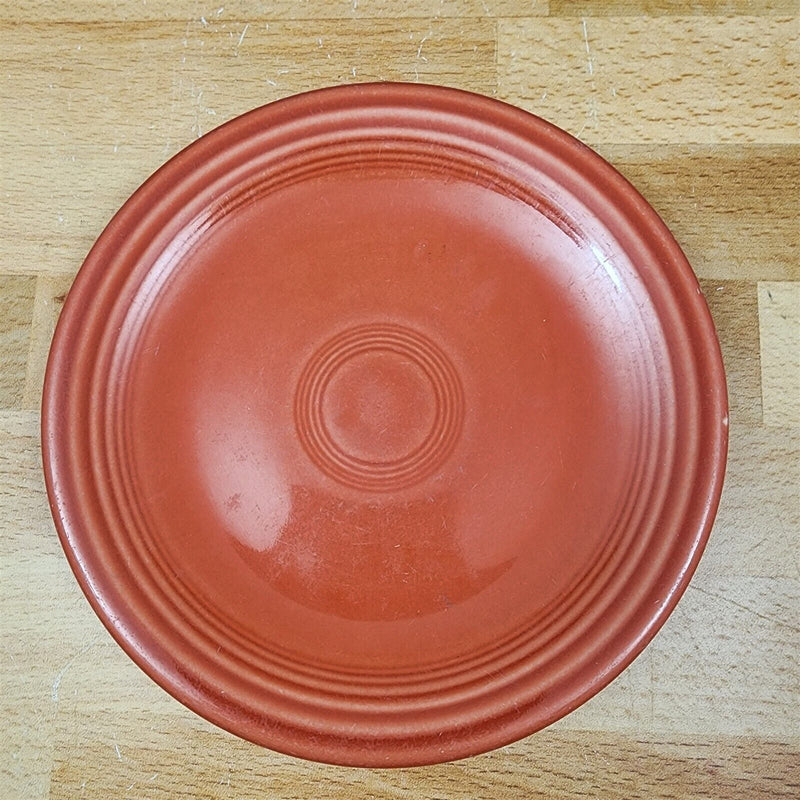 Load image into Gallery viewer, Fiesta Ware Homer Laughlin Poppy Orange Bread Butter Dessert Plate Ceramic Vtg