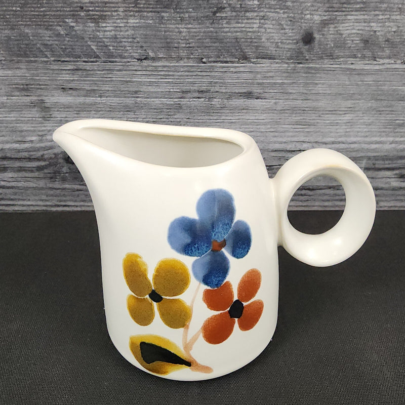 Load image into Gallery viewer, Noritake October Fest Creamer Stoneware Brown Blue Yellow Floral