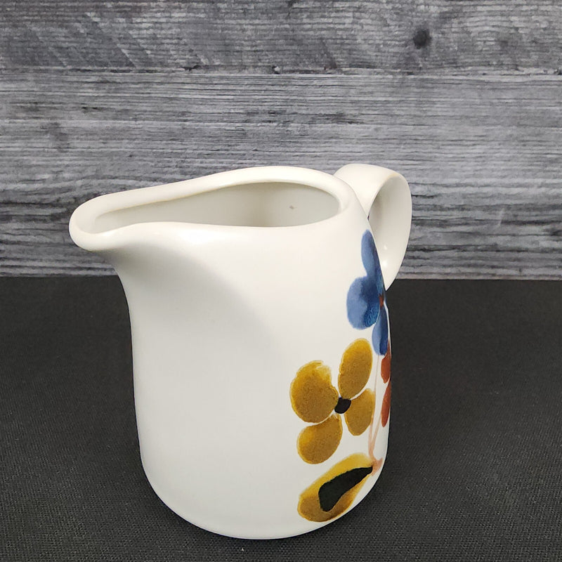 Load image into Gallery viewer, Noritake October Fest Creamer Stoneware Brown Blue Yellow Floral