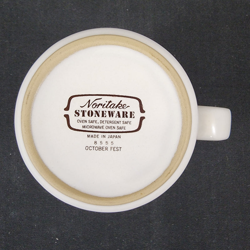 Load image into Gallery viewer, Noritake October Fest Creamer Stoneware Brown Blue Yellow Floral