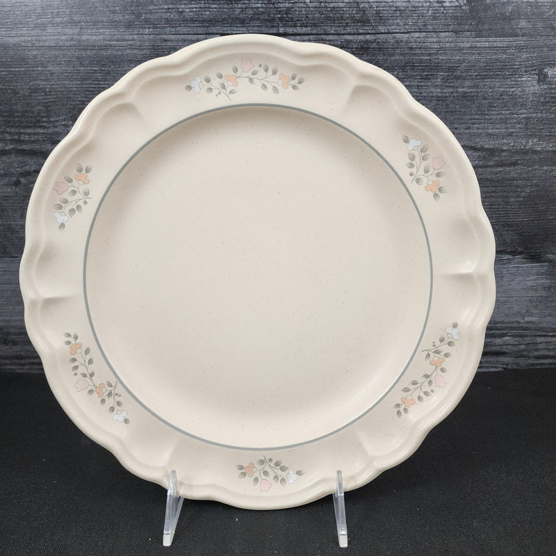 Load image into Gallery viewer, Pfaltzgraff Remembrance Dinner Plate Pink Peach White Flowers Stoneware