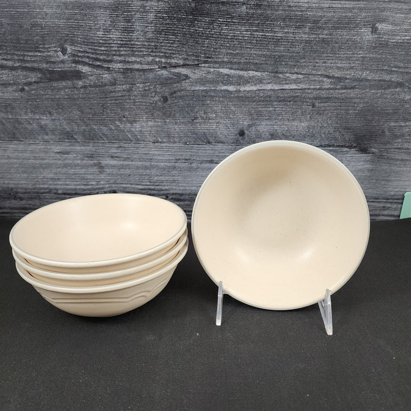 Load image into Gallery viewer, Pfaltzgraff Remembrance 4 Soup Cereal Bowls Pink Peach White Flowers Stoneware