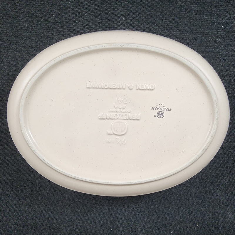 Load image into Gallery viewer, Pfaltzgraff Remembrance Oval Casserole Baker Pink Peach White Flowers Stoneware