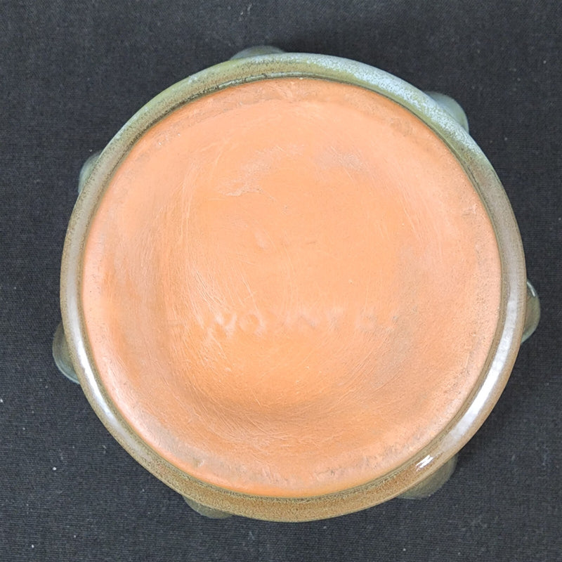 Load image into Gallery viewer, Frankoma Plainsman Woodland Moss Pottery Bowl Blue Brown Green Fluted Planter