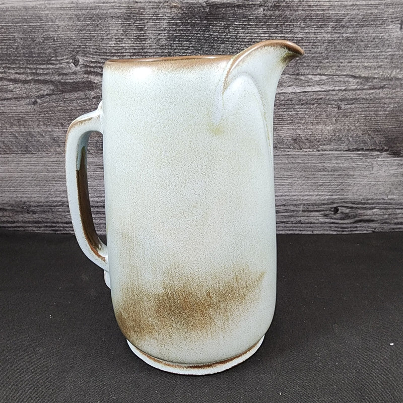 Load image into Gallery viewer, Frankoma Plainsman Woodland Moss Pitcher 40 oz Blue Brown Green Pottery