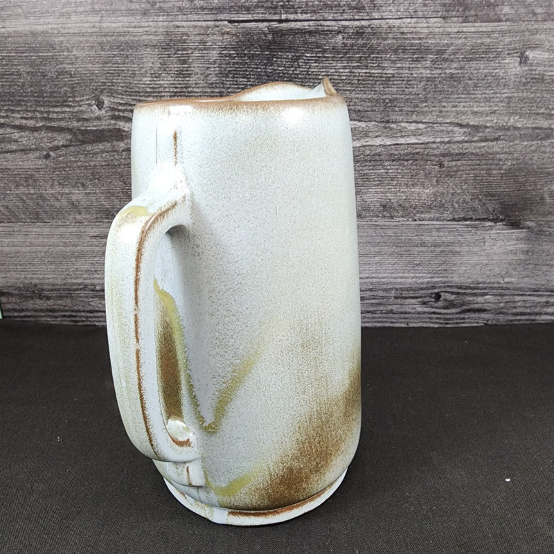 Load image into Gallery viewer, Frankoma Plainsman Woodland Moss Pitcher 40 oz Blue Brown Green Pottery