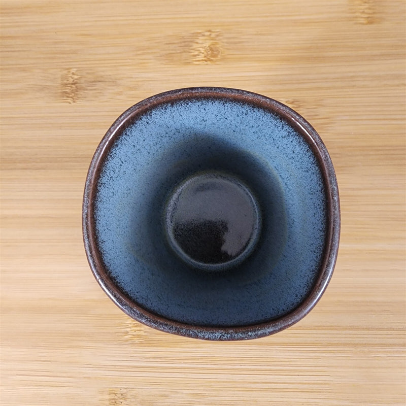 Load image into Gallery viewer, Frankoma Juice Tumbler Blue Pottery