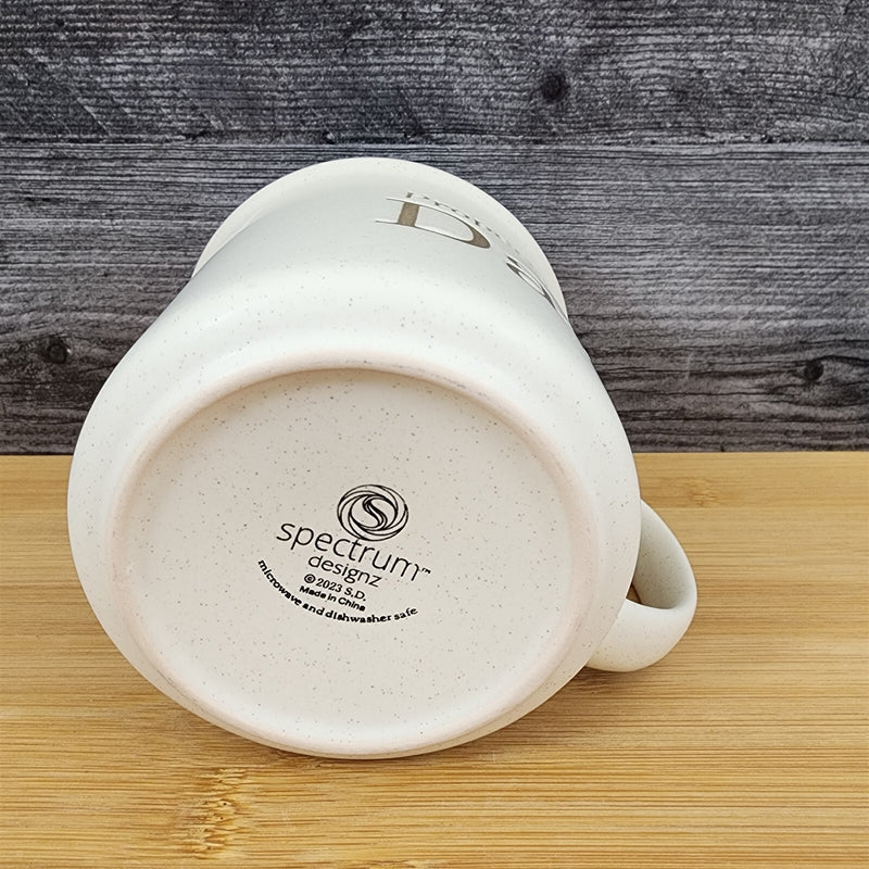 Load image into Gallery viewer, Dad Coffee Mug Ceramic Embossed Cup Blue Sky Father's Day Beige 21oz