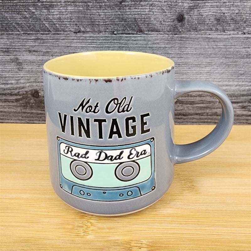Load image into Gallery viewer, Dad Inspirational Coffee Mug Ceramic Embossed Gray Cup Blue Sky Father’s Day