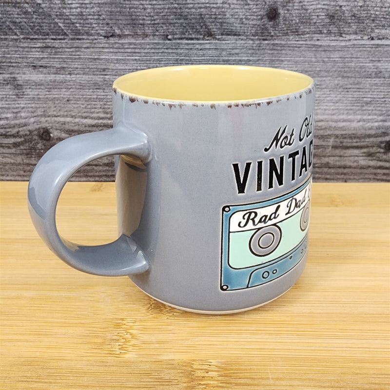 Load image into Gallery viewer, Dad Inspirational Coffee Mug Ceramic Embossed Gray Cup Blue Sky Father’s Day