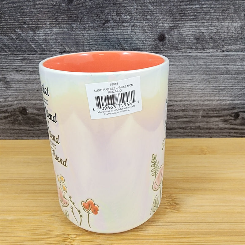 Load image into Gallery viewer, Mom Best Friend Coffee Mug Ceramic Embossed Luster Glaze Tea Cup Mother Blue Sky