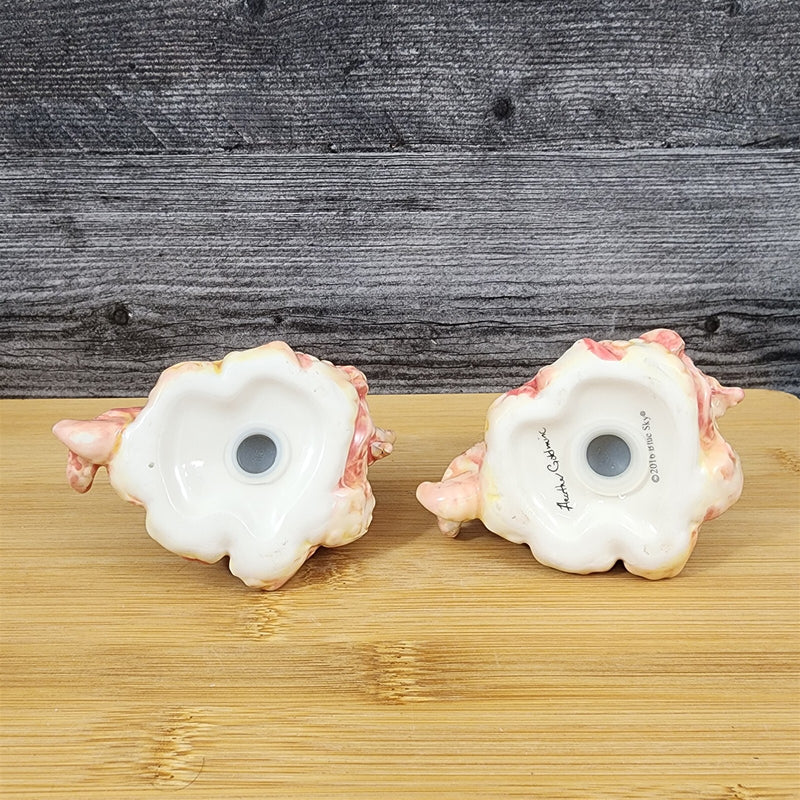 Load image into Gallery viewer, Red Octopus Salt Pepper Set Collectible Ceramic by Blue Sky Clayworks