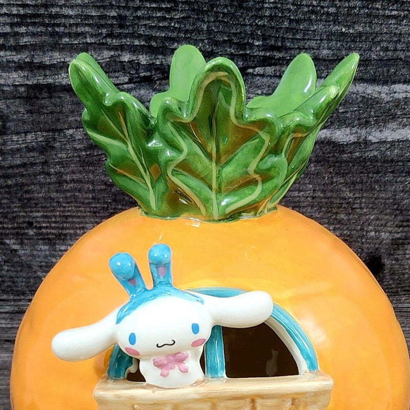 Load image into Gallery viewer, Hello Kitty and Friends Carrot Candle House Tealight Holder Blue Sky Ceramic