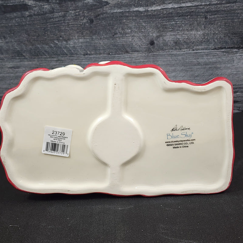 Load image into Gallery viewer, Hello Kitty & Friends Red Christmas Candle House Tealight Blue Sky Goldminc