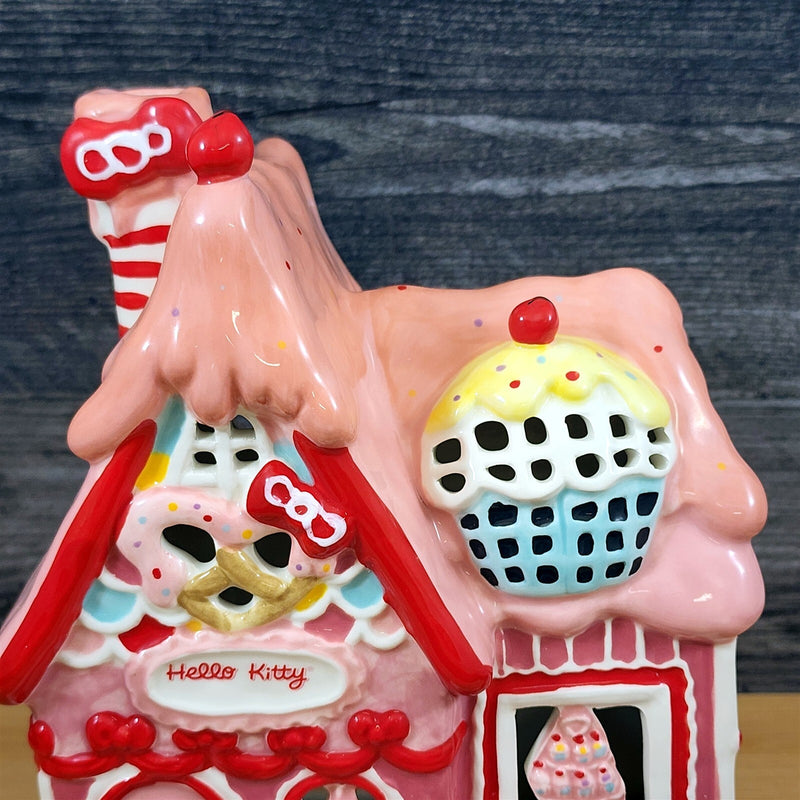 Load image into Gallery viewer, Hello Kitty Candle Holder Birthday Bakery House Blue Sky Goldminc Sweet Shoppe